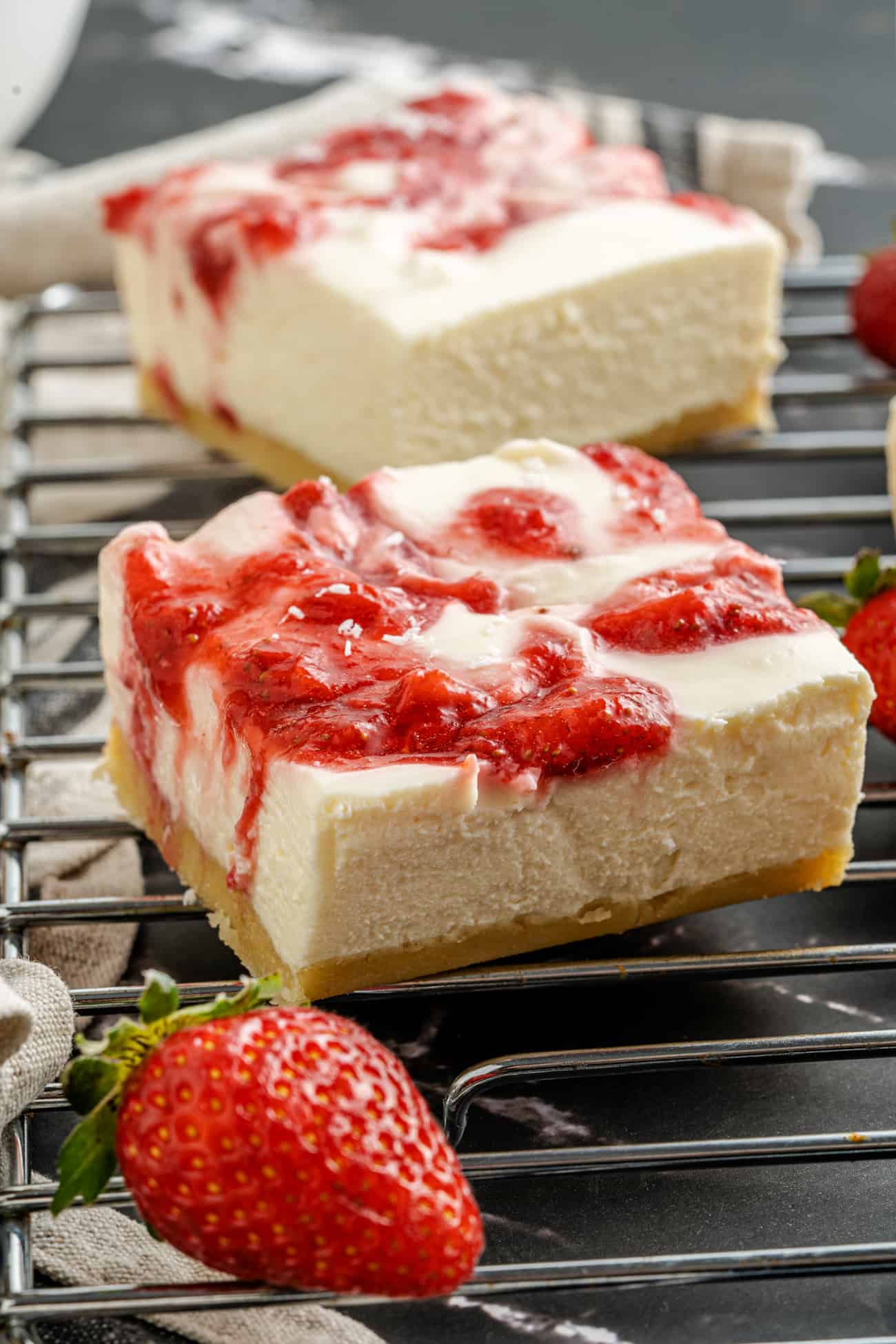 Step No-Bake Strawberry Cheesecake Bars: Easy Dessert Secret